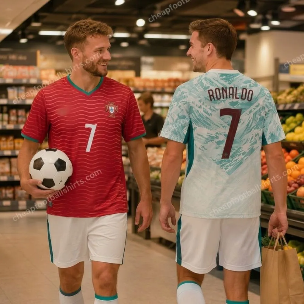 Portugal World Cup 2026 Gift Pack – Home and Away Men Cheap Football Shirts – RONALDO 7