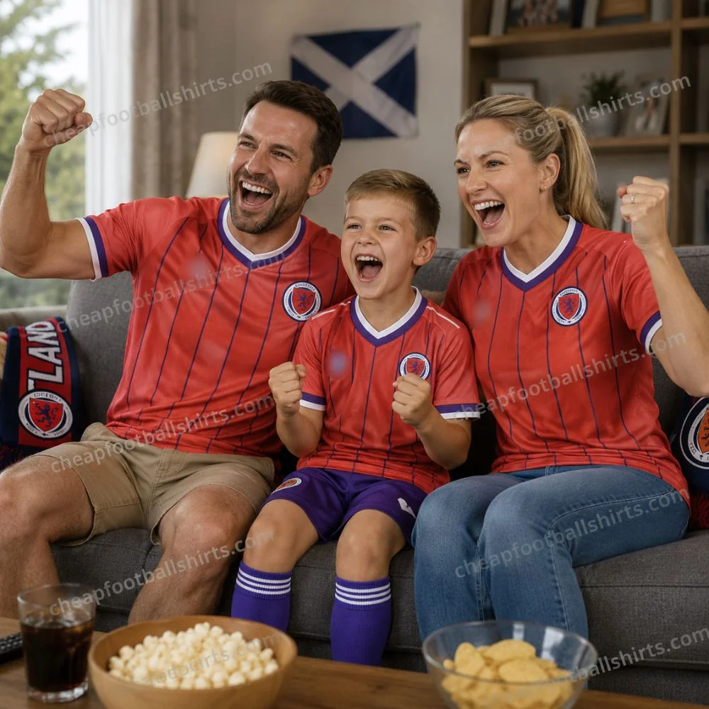 Scotland World Cup 2026 Gift Pack – Away Dad and Mom Shirts and Kit