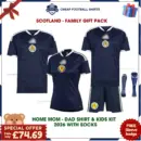 Scotland World Cup 2026 Gift Pack – Home Dad and Mom Shirts and Kit