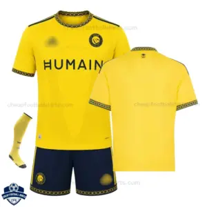 Al Nassr Home Kids Cheap Football Kit 2026/27 - Overview - Overview