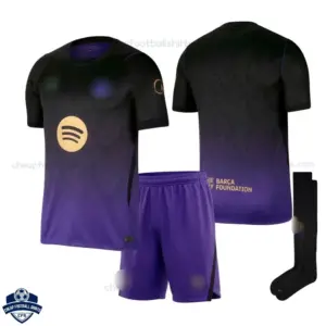 Barcelona Away Kids Cheap Football Kit 2026/27 - Overview