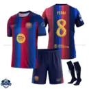 Barcelona Home Kids Cheap Football Kit 2026/27 - PEDRI 8 - Overview