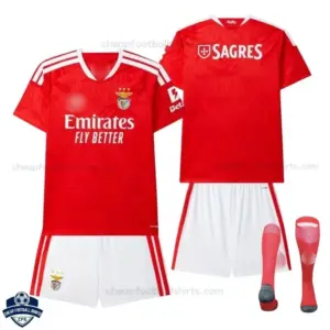 Benfica Home Kids Cheap Football Kit 2026/27 - overview