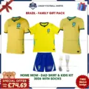 Brazil World Cup 2026 Gift Pack – Family Shirts and Kit - overview