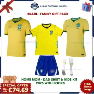 Brazil World Cup 2026 Gift Pack – Family Shirts and Kit - overview