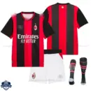 AC Milan Home Kids Cheap Football Kit 2026/27 - overview