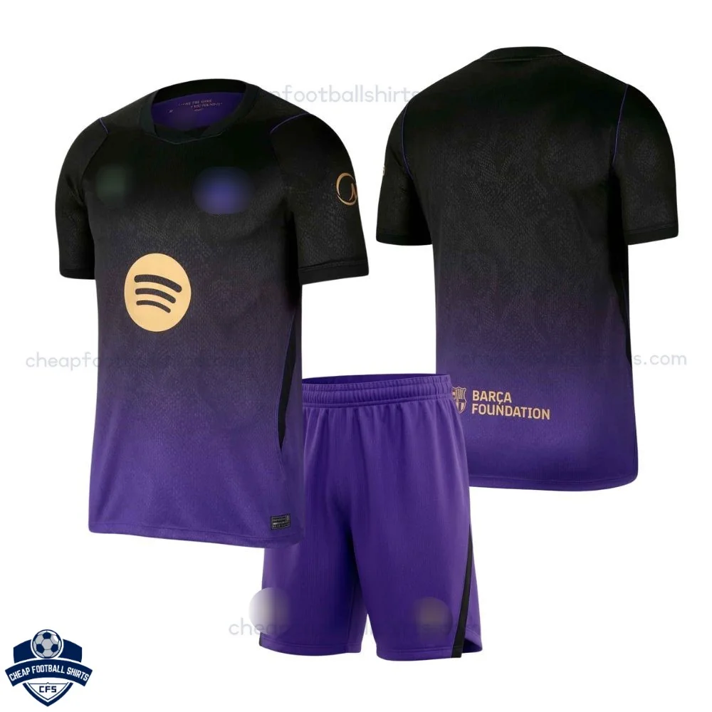 Barcelona Away Kids Cheap Football Kit 2026/27 - Overview