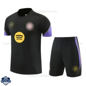 Barcelona Black Training Adult Cheap Football Kit 2026/27- Front View