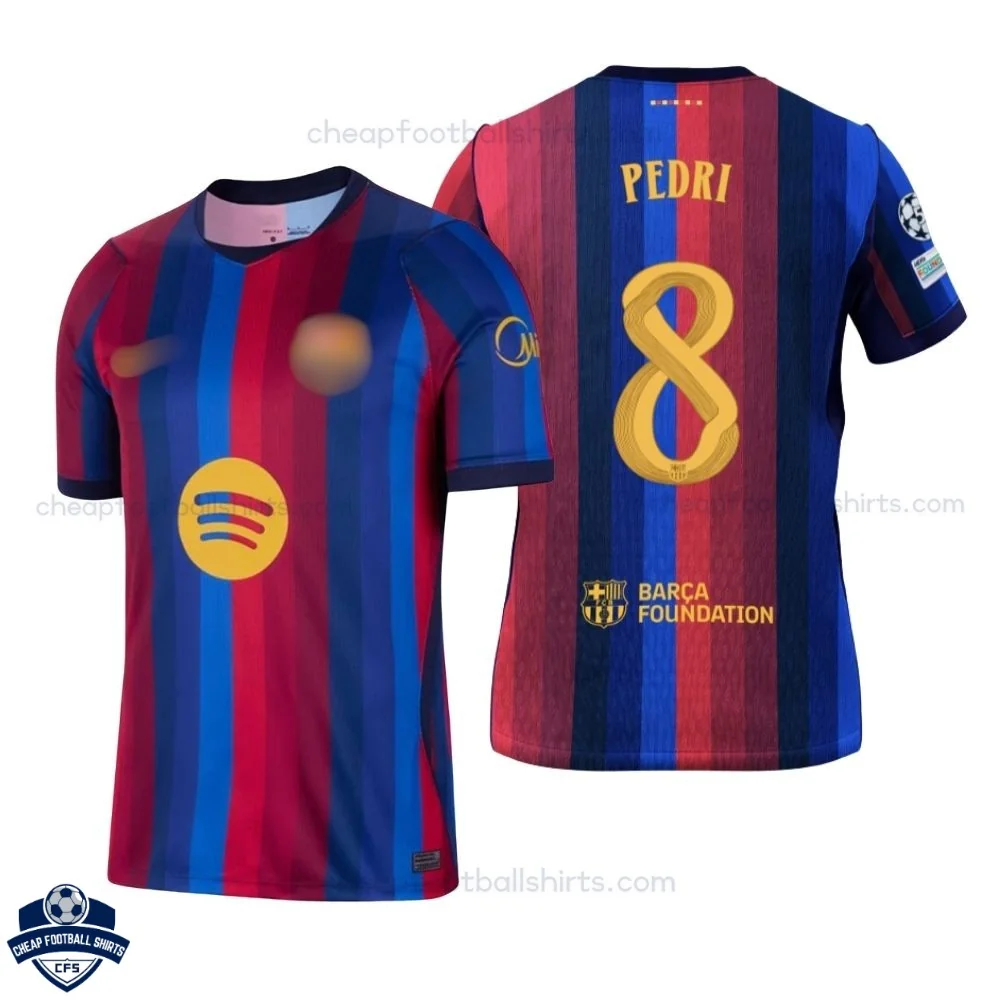 Barcelona Home Men Cheap Football Shirt 2026/27 - PEDRI 8 - Overview