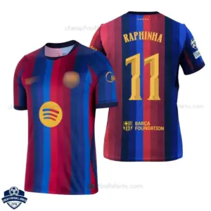 Barcelona Home Men Cheap Football Shirt 2026/27 - RAPHINHA 11 - Overview