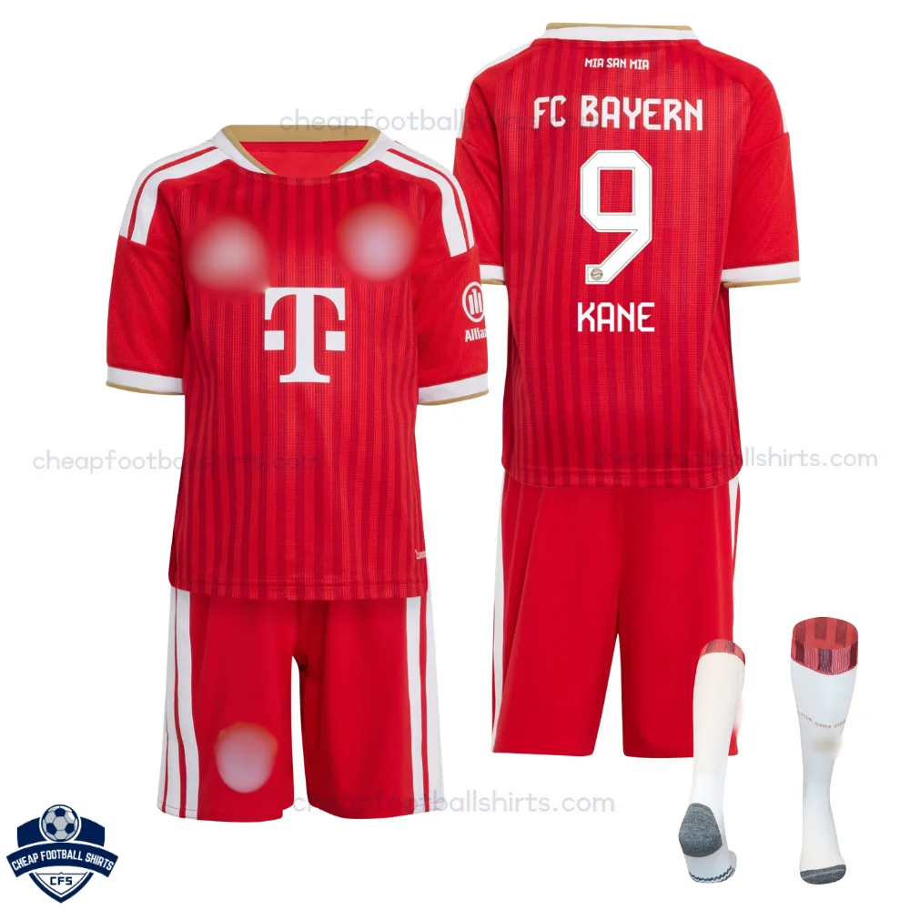 Bayern Munich Home Kids Cheap Football Kit 2026/27 - KANE 9 - Overview