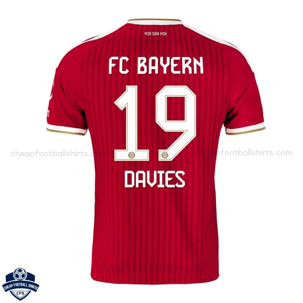 Bayern Munich Home Men Cheap Football Shirt 2026/27 - DAVIES 19 -Back View