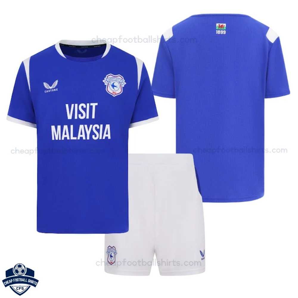 Cardiff City Home Kids Cheap Football Kit 2026/27 - Overview