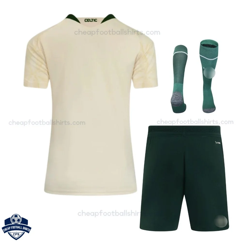 Celtic Third Kids Cheap Football Kit 2026/27 - back view