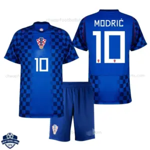 Croatia World Cup 2026 Away Kids Cheap Football Kit - MODRIĆ 10 - overview