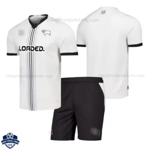 Derby County Home Kids Cheap Football Kit 2026/27- overview