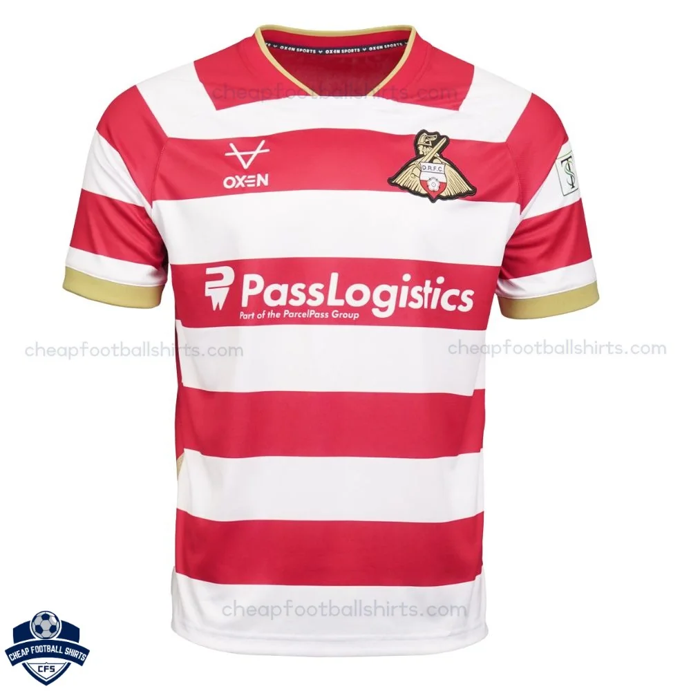 Doncaster Rovers Home Men Cheap Football Shirt 2026/27 - Front View