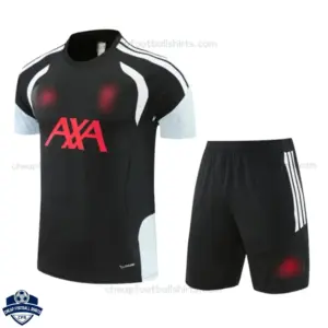 Liverpool Black Training Kids Cheap Football Kit 2026/27 - Front View
