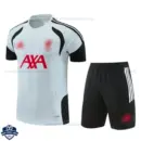 Liverpool Blue Training Kids Cheap Football Kit 2026/27- Front View
