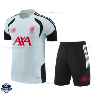 Liverpool Blue Training Kids Cheap Football Kit 2026/27- Front View