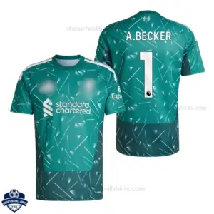 Liverpool Green Goalkeeper Men Cheap Football Shirt 2026/27 - A.BECKER 1 - Overview