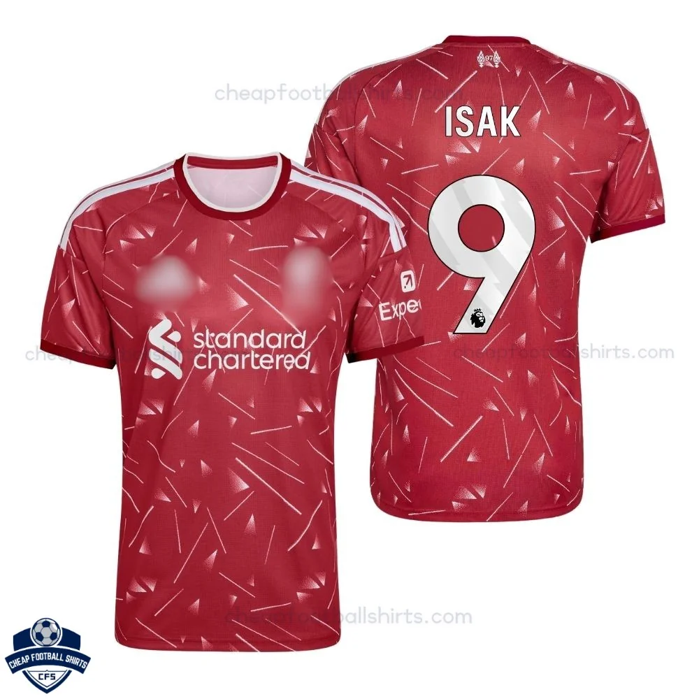 Liverpool Home Men Cheap Football Shirt 2026/27 - ISAK 9 - Overview