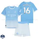 Manchester City Home Kids Cheap Football Kit 2026/27 - RODRIGO 16 - Overview