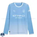 Manchester City Home Men Cheap Football Shirt 2026/27 Long Sleeve - Front View