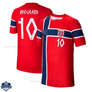 Norway World Cup 2026 Home Men Cheap Football Shirt - ØDEGAARD 10 - Overview