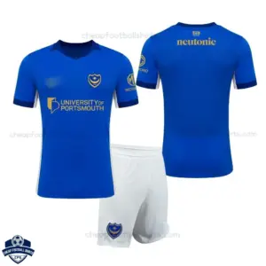 Portsmouth Home Kids Cheap Football Kit 2026/27 - Overview