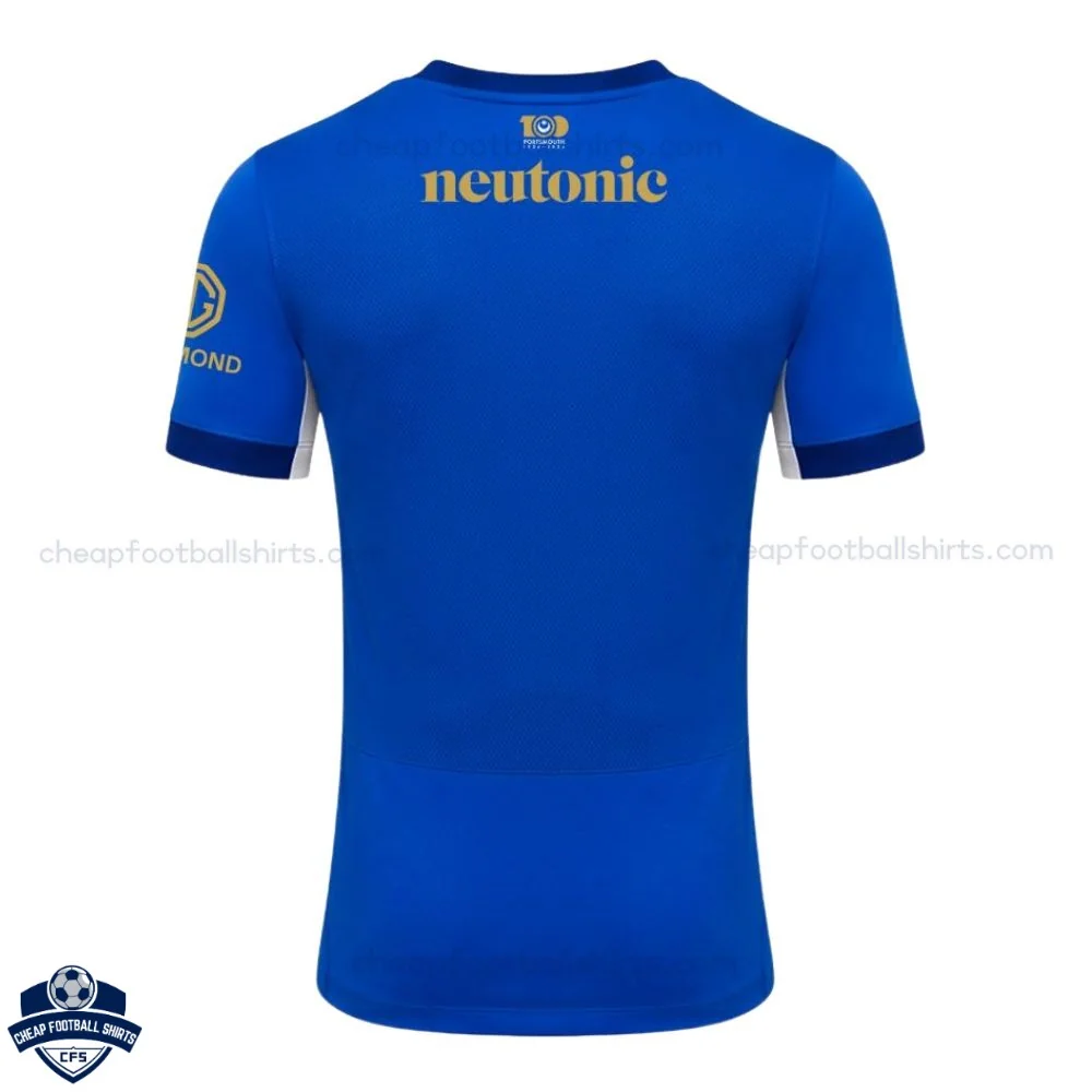 Portsmouth Home Men Cheap Football Shirt 2026/27 - Back View