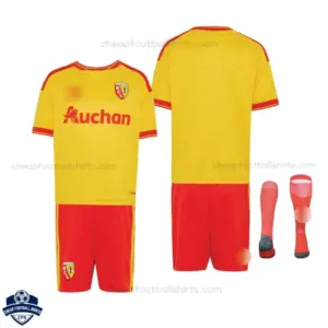 RC Lens Home Kids Cheap Football Kit 2026/27 - overview