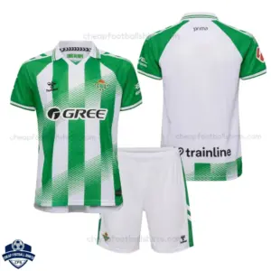 Real Betis Home Kids Cheap Football Kit 2026/27- overview