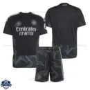 Real Madrid Black Goalkeeper Kids Cheap Football Kit 2026/27- overview
