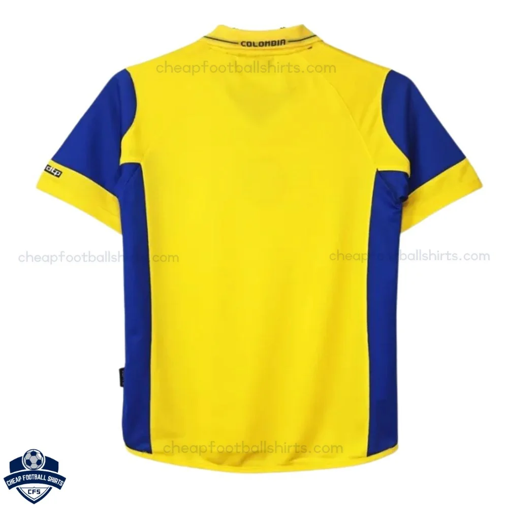 Retro Colombia Home Men Cheap Football Shirt 2003 - Back View