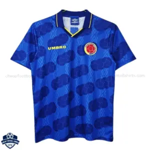 Retro Colombia Away Men Cheap Football Shirt 1994 - Front view