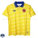 Retro Colombia Home Men Cheap Football Shirt 1994- Front View