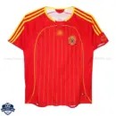 Retro Spain Home Men Cheap Football Shirt 2006 - Front View
