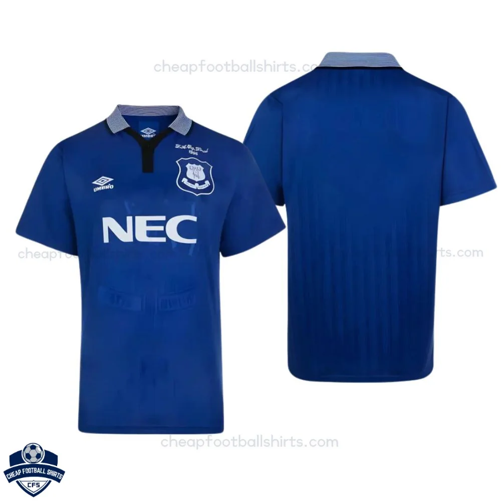 Retro Everton Home Men Cheap Football Shirt 1995 - Overview
