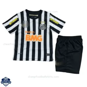 Retro Santos Away Kids Cheap Football Kit 2012/13- Front View