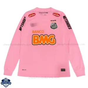 Retro Santos Fourth Men Cheap Football Shirt 2012/13 Long Sleeve - Front View