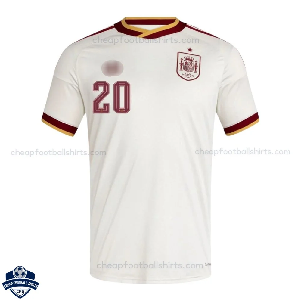 Spain World Cup 2026 Away Men Cheap Football Shirt – PEDRI 20- Front View