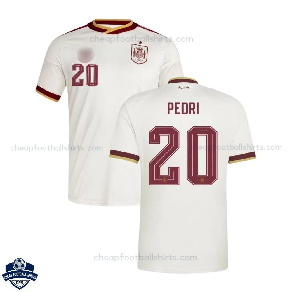 Spain World Cup 2026 Away Men Cheap Football Shirt – PEDRI 20 - overview