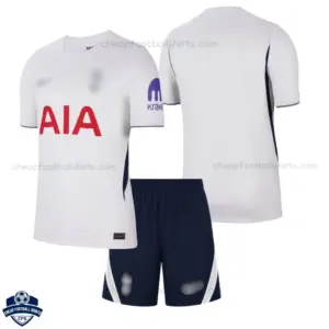 Tottenham Hotspur Home Kids Cheap Football Kit 2026/27 - Overview