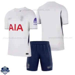 Tottenham Hotspur Home Kids Cheap Football Kit 2026/27 - Overview