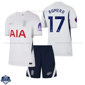 Tottenham Hotspur Home Kids Cheap Football Kit 2026/27 - ROMERO 17 - Overview