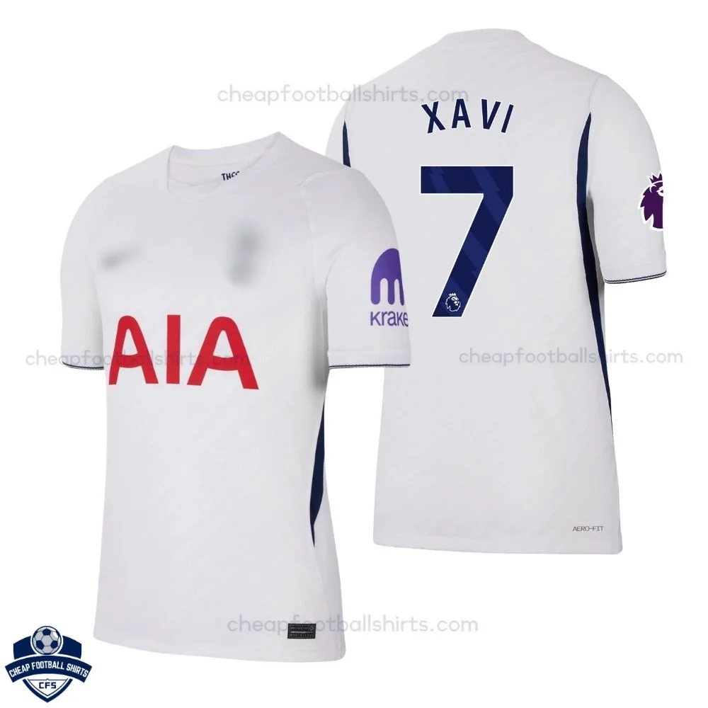 Tottenham Hotspur Home Men Cheap Football Shirt 2026/27 - XAVI 7 - Overview