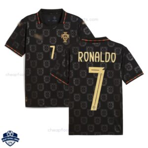Portugal World Cup RONALDO 7 Black Special Edition Men Football Shirt 2026