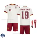 Spain World Cup Away Kids Football Kit 2026 LAMINE YAMAL 19 - Overview with socks