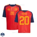 Spain World Cup 2026 Home Men Cheap Football Shirt – PEDRI 20- overview